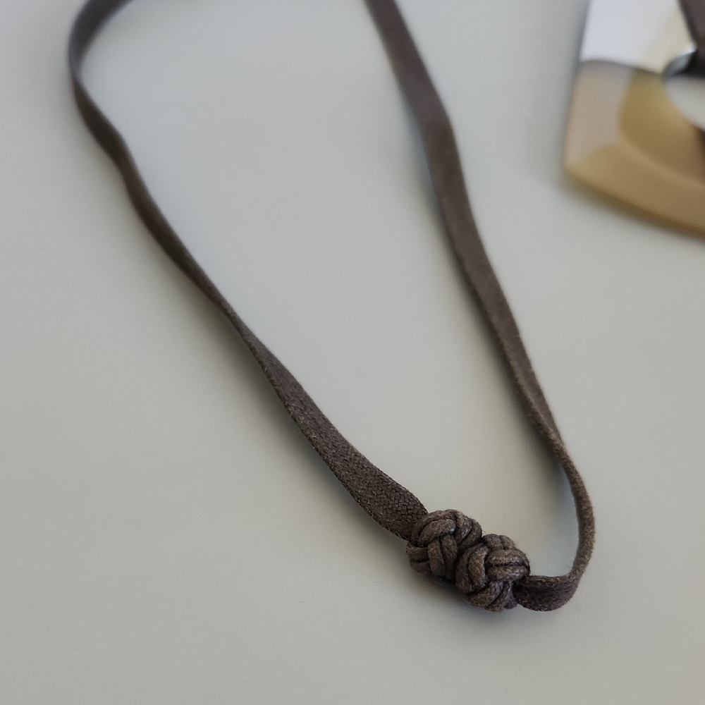 Hermès Dalva pendant necklace. 26" Long - Picture 4 of 9